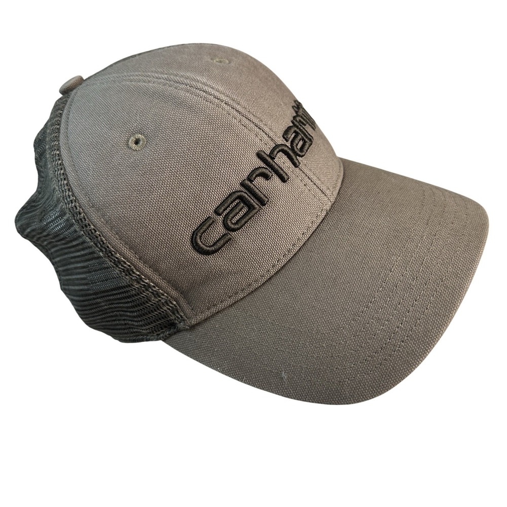 Carhartt Hat Cap Olive Green‎ Trucker Style Logo Adjustable Casual